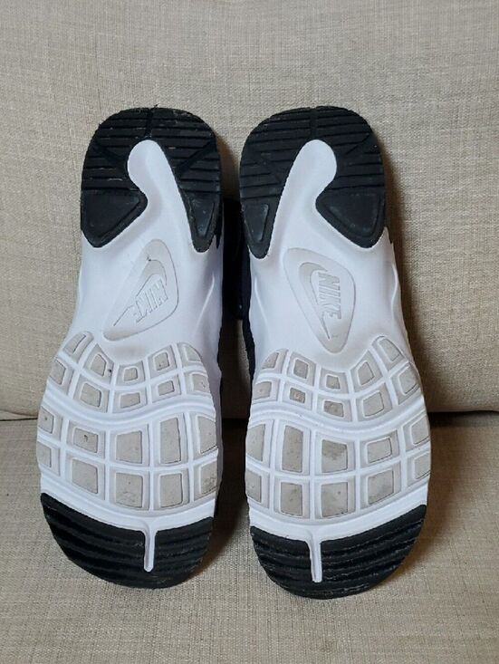 Nike Black and White Adjustable Athletic Sandals Men US 15